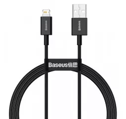 Кабель Lightning > USB  Baseus Superior Series Fast Charging 2.4A 1.0m (CALYS-A01) Black