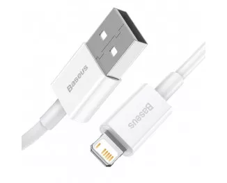 Кабель Lightning > USB  Baseus Superior Series Fast Charging 2.4A 1.0m (CALYS-A02) White