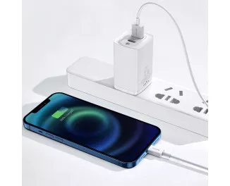 Кабель Lightning > USB  Baseus Superior Series Fast Charging 2.4A 1.0m (CALYS-A02) White