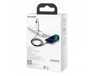 Кабель Lightning > USB  Baseus Superior Series Fast Charging 2.4A 2.0m (CALYS-C01) Black