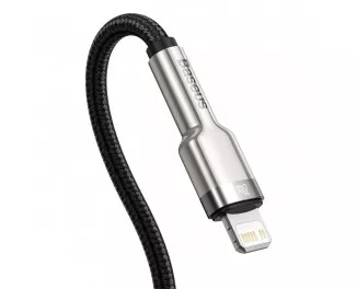 Кабель Lightning > USB Type-C Baseus Cafule Metal Data Cable PD 20W 2.0m (CATLJK-B01) Black