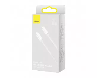 Кабель Lightning > USB Type-C  Baseus Dynamic Series Fast Charging 20W 1.0m (CALD000002) White