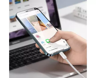 Кабель Lightning > USB Type-C  Baseus Dynamic Series Fast Charging 20W 1.0m (CALD000002) White