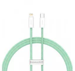 Кабель Lightning > USB Type-C  Baseus Dynamic Series Fast Charging 20W 1.0m (CALD000006) Green