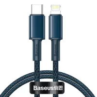 Кабель Lightning > USB Type-C Baseus High Density Braided PD 20W 1.0m (CATLGD-03) Blue