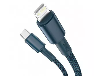 Кабель Lightning > USB Type-C Baseus High Density Braided PD 20W 1.0m (CATLGD-03) Blue