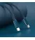 Кабель Lightning > USB Type-C Baseus High Density Braided PD 20W 1.0m (CATLGD-03) Blue