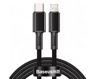 Кабель Lightning > Type-C Baseus High Density Braided PD 20W 2.0m (CATLGD-A01) Black