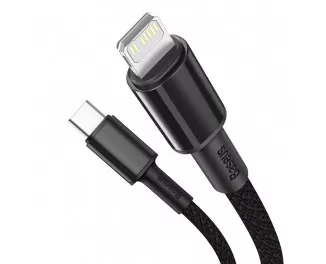 Кабель Lightning > USB Type-C  Baseus High Density Braided PD 20W 2.0m (CATLGD-A01) Black