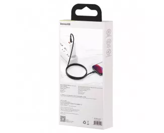 Кабель Lightning > USB Type-C  Baseus High Density Braided PD 20W 2.0m (CATLGD-A01) Black