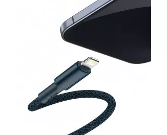 Кабель Lightning > USB Type-C Baseus High Density Braided PD 20W 2.0m (CATLGD-A03) Blue