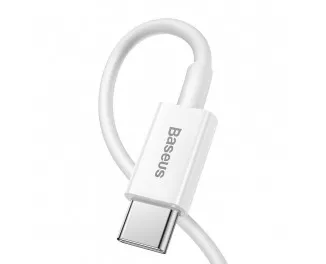 Кабель Lightning > USB Type-C  Baseus Superior Series PD 20W 0.25m (CATLYS-02) White