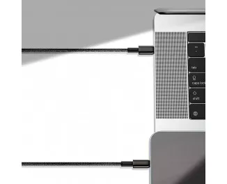 Кабель Lightning > USB Type-C Baseus Tungsten Gold Fast Charging Data Cable PD 20W 1.0m (CATLWJ-01) Black