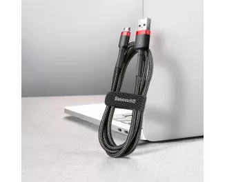 Кабель microUSB > USB  Baseus Cafule Cable 2.0A 3.0m (CAMKLF-H91) Black/Red