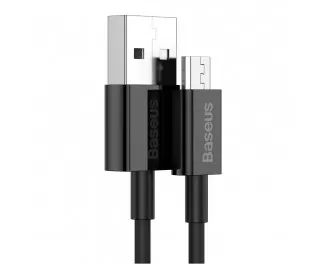 Кабель microUSB > USB  Baseus Superior Series Fast Charging Cable 2.0A 1.0m (CAMYS-01) Black
