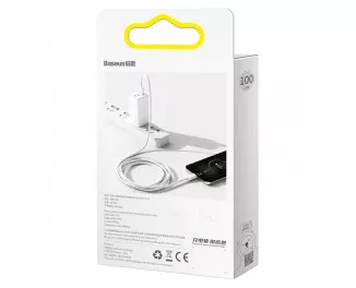 Кабель microUSB > USB  Baseus Superior Series Fast Charging Cable 2.0A 1.0m (CAMYS-02) White