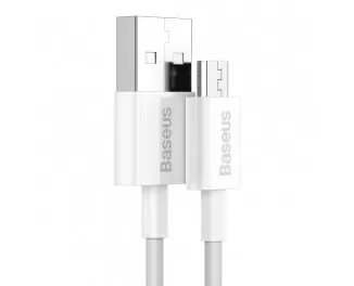 Кабель microUSB > USB  Baseus Superior Series Fast Charging Cable 2.0A 1.0m (CAMYS-02) White
