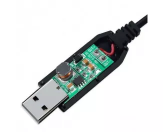 Кабель переходник для питания роутера от повербанка с преобразователем на 12V, DC 2.1x5.5mm, USB 5V-->12V, 1м