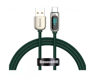 Кабель USB Type-C > USB Baseus Display Fast Charging Data Cable 66W 1.0 m (CASX020006) Green