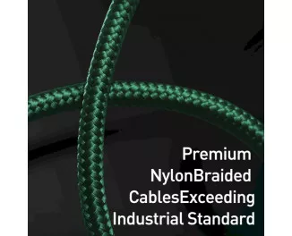 Кабель USB Type-C > USB Baseus Display Fast Charging Data Cable 66W 1.0 m (CASX020006) Green