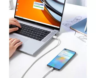 Кабель USB Type-C > USB  Baseus Dynamic Series Fast Charging 100W 1.0m (CALD000602) White