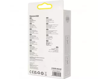 Кабель USB Type-C > USB Baseus Glimmer Series Fast Charging Data Cable 100W 1.0 m (CADH000403) Blue