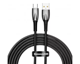 Кабель USB Type-C > USB Baseus Glimmer Series Fast Charging Data Cable 100W 2.0 m (CADH000501) Black