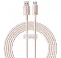 Кабель USB Type-C > USB Baseus Habitat Series Fast Charging Cable 100W 2.0 m (P10360203421-01) Wheat Pink