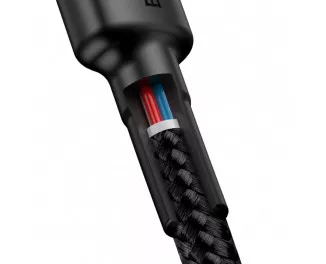 Кабель USB Type-C > USB Type-C  Baseus Cafule PD 2.0 60W 2.0m (CATKLF-H91) Red/black