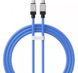 Кабель USB Type-C > USB Type-C Baseus CoolPlay Series Fast Charging Cable 100W 1.0m (CAKW000203) Blue