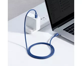 Кабель USB Type-C > USB Type-C  Baseus Crystal Shine Series Fast Charging 100W 1.2m (CAJY000603) Blue