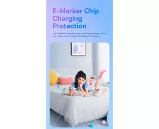 Кабель USB Type-C > USB Type-C Baseus Explorer Series Fast Charging Cable with Smart Temperature Control 100W 1.0 m (P10319703411-00) Baby Pink