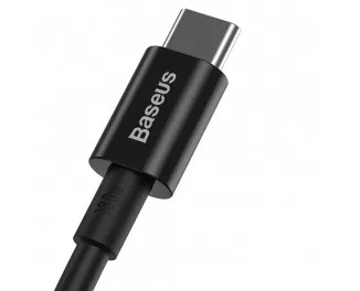 Кабель USB Type-C > USB Type-C  Baseus Superior Series 100W 2.0m (CATYS-C01) Black