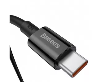 Кабель USB Type-C > USB Type-C  Baseus Superior Series 100W 2.0m (CATYS-C01) Black