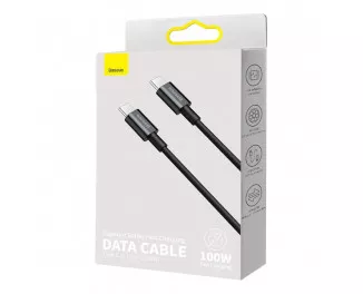 Кабель USB Type-C > USB Type-C  Baseus Superior Series 100W 2.0m (CATYS-C01) Black