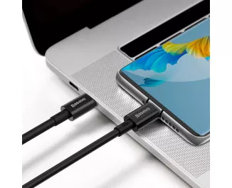 Кабель USB Type-C > USB Type-C  Baseus Superior Series 100W 2.0m (CATYS-C01) Black