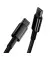 Кабель USB Type-C > USB Type-C  Baseus Tungsten Gold Fast Charging Data Cable 100W 1.0m (CATWJ-01) Black