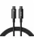Кабель USB Type-C > USB Type-C  Baseus Tungsten Gold Fast Charging Data Cable 240W 2.0m (CAWJ040101) Black