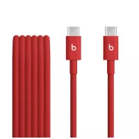 Кабель USB Type-C > USB Type-C Beats Woven Cable 1.5 m (MDGF4) Rapid Red