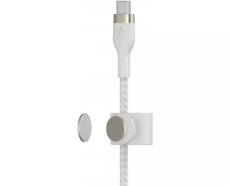 Кабель USB Type-C > USB Type-C Belkin 2м 60Вт Type-C White (CAB011BT2MWH)