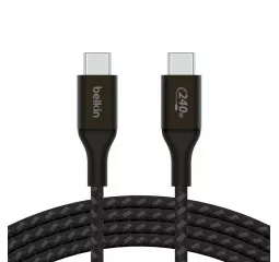 Кабель USB Type-C > USB Type-C Belkin Boost Up Charge 240W 1.0 m (CAB015BT1MBK) Black