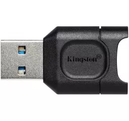 Кардридер Kingston USB 3.2 Type-A > microSD UHS-II Black (MLPM)