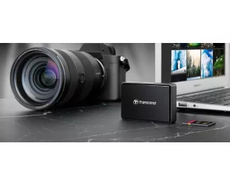 Кардридер Transcend USB 3.1 Type-A > microSD/SD/CF UHS-II Чёрный