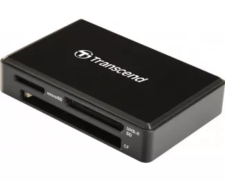 Кардридер Transcend USB 3.1 Type-A > microSD/SD/CF UHS-II Чёрный