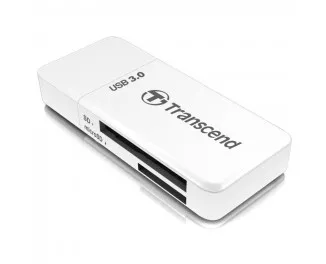 Кардридер Transcend USB 3.1 Type-A > microSD/SD White (TS-RDF5W)