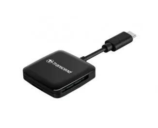 Кардридер Transcend USB 3.2 Type-C > microSD/SD Чёрный