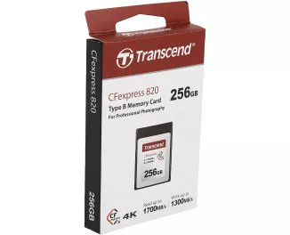 Карта памяти CFExpress 256Gb Transcend 820 Type B (TS256GCFE820)