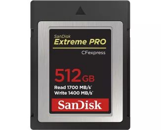 Карта памяти CFExpress 512Gb SanDisk Extreme PRO Type B (SDCFE-512G-GN4IN)