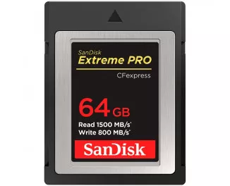 Карта памяти CFExpress 64Gb SanDisk Extreme PRO Type B (SDCFE-064G-GN4NN)