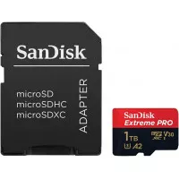 Карта памяти microSD 1 TB SanDisk Extreme PRO + SD адаптер (SDSQXCD-1T00-GN6MA) 